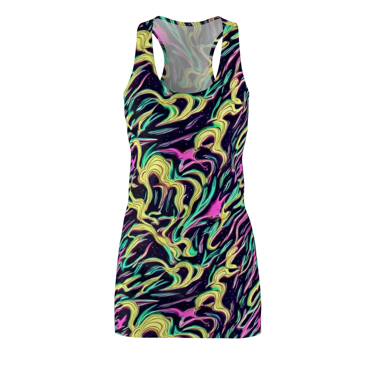 Casson's Whirl on Racerback Dress — Front