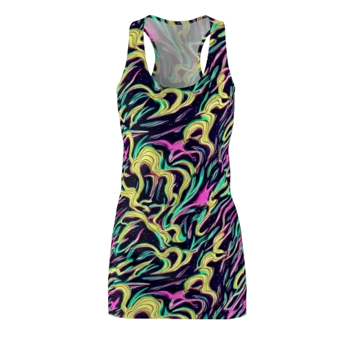Casson's Whirl on a Racerback Dress