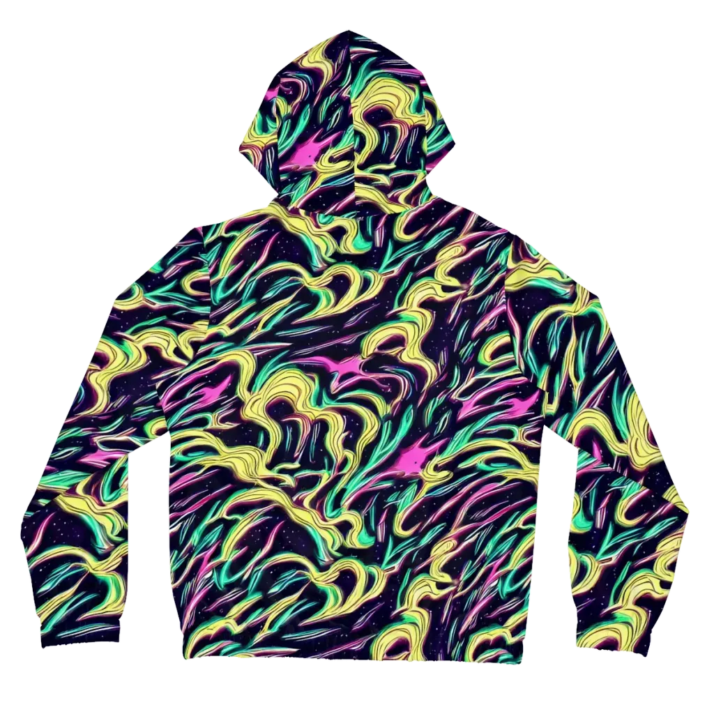 Casson's Whirl on Women's Full-Zip Hoodie — Back