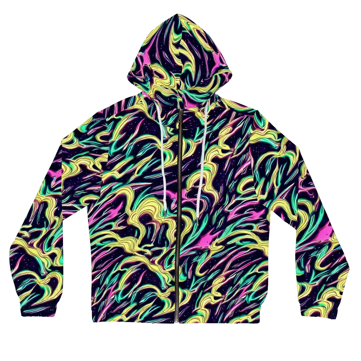 Casson's Whirl on Women's Full-Zip Hoodie — Front
