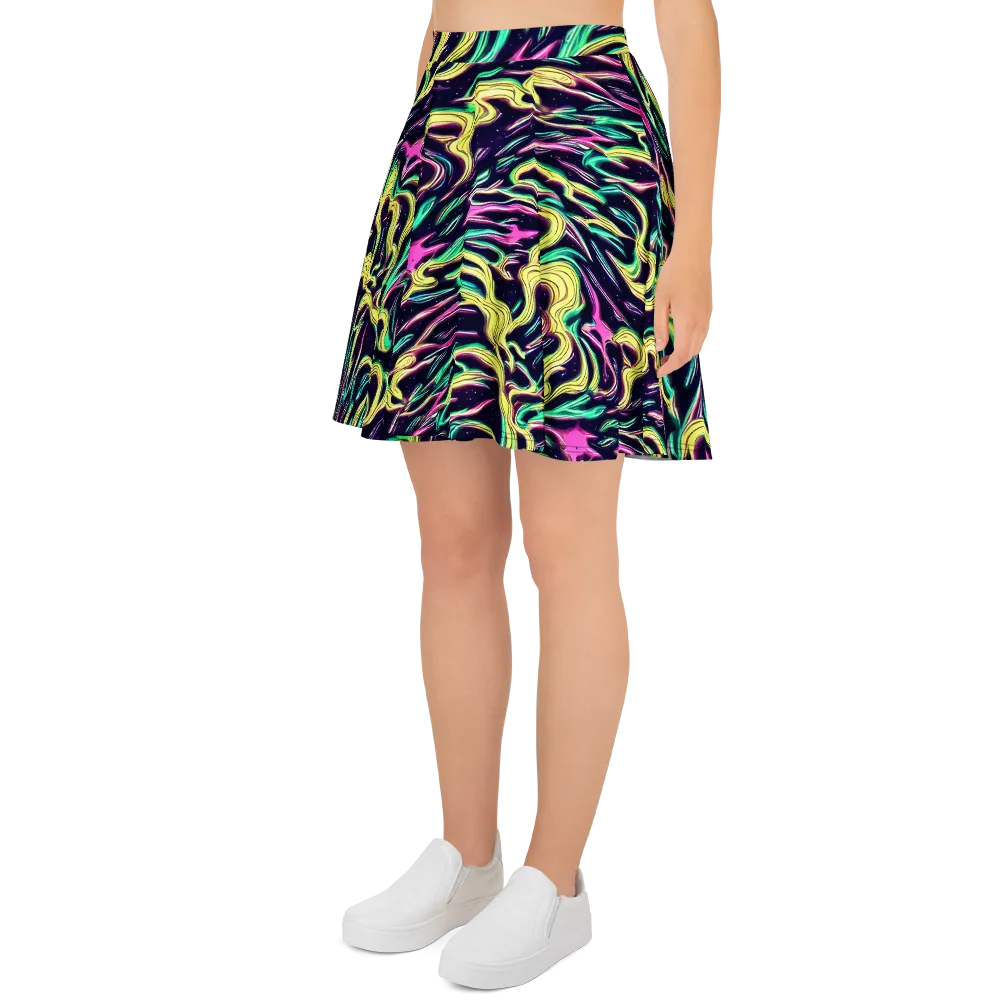 Casson's Whirl on Skater Skirt — Left