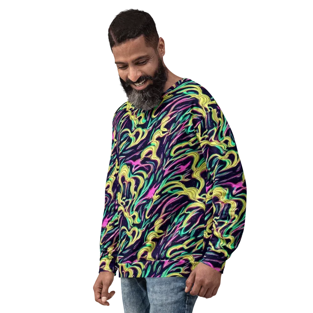 Casson's Whirl on Sweatshirt — Left Front