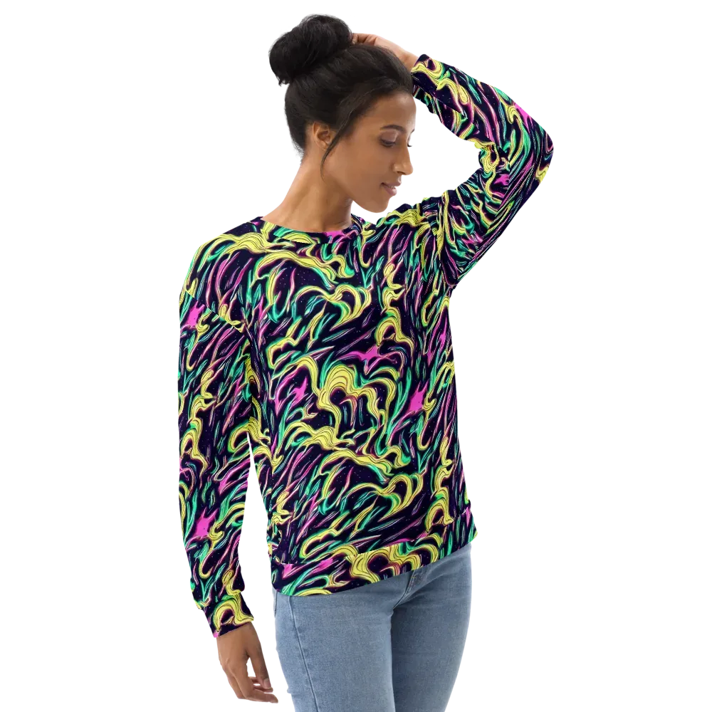 Casson's Whirl on Sweatshirt — Right Front