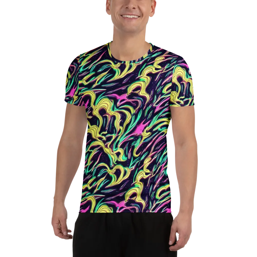 Casson's Whirl on Men's Athletic T-Shirt — Front
