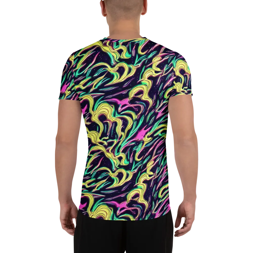 Casson's Whirl on Men's Athletic T-Shirt — Back