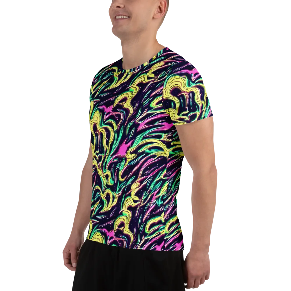 Casson's Whirl on Men's Athletic T-Shirt — Left