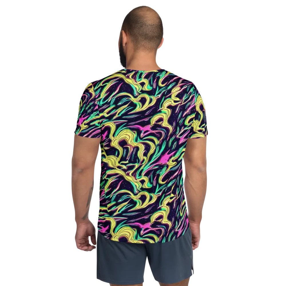 Casson's Whirl on Men's Athletic T-Shirt — Back