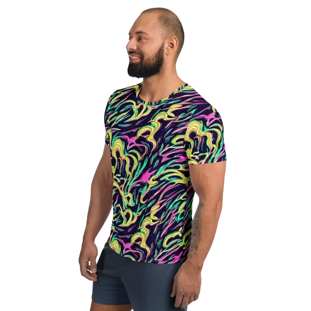 Casson's Whirl on Men's Athletic T-Shirt — Left