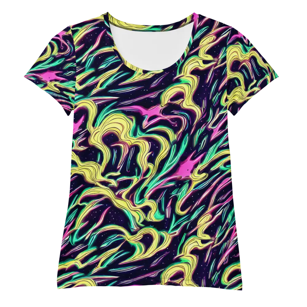 Casson's Whirl on Women's Athletic T-Shirt — Front