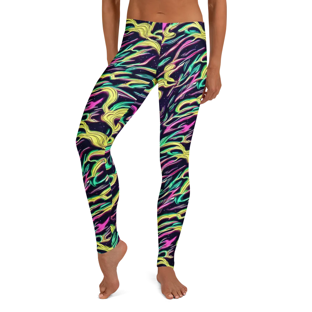 Casson's Whirl on Leggings — Front