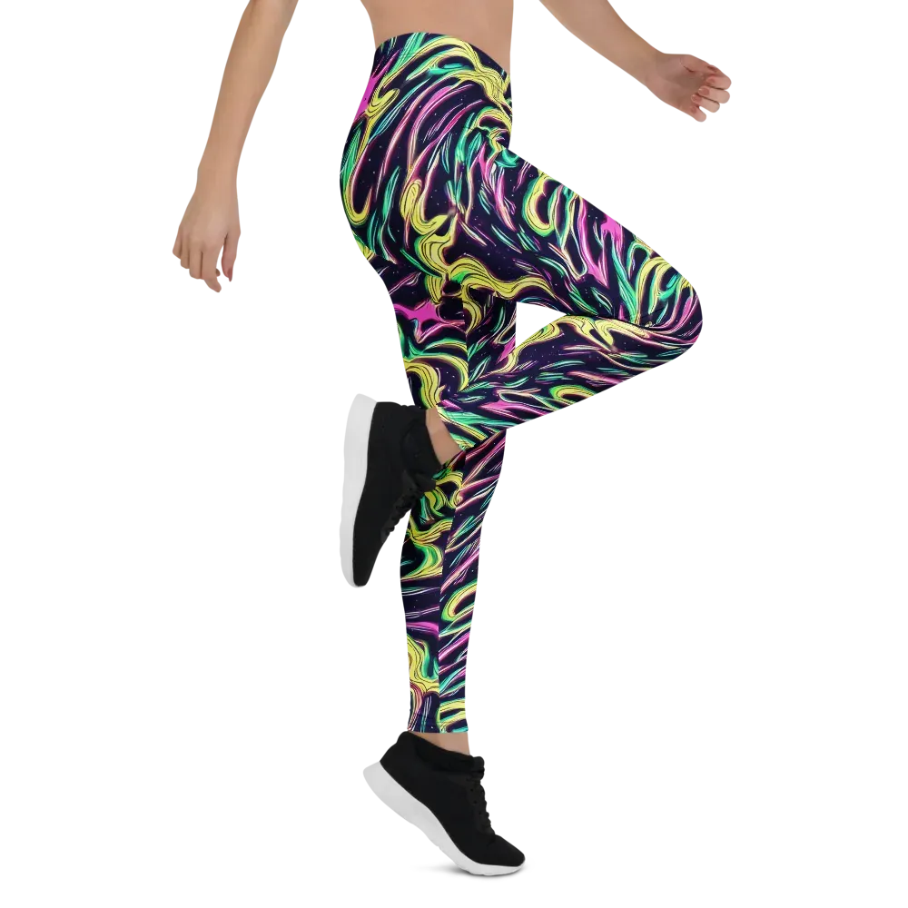 Casson's Whirl on Leggings — Right
