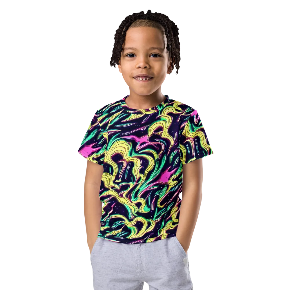 Casson's Whirl on Kids Crew Neck T-Shirt — Front