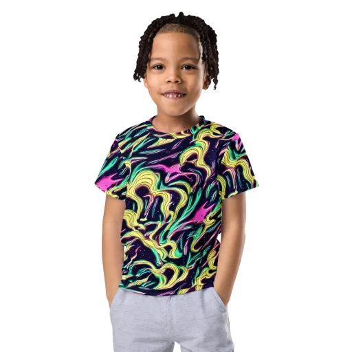 Casson's Whirl on a Kids Crew Neck T-Shirt