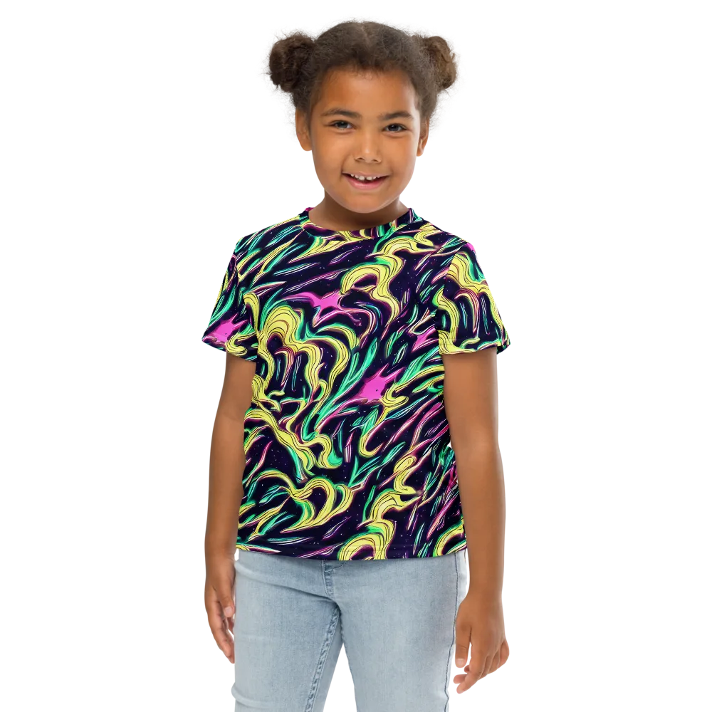 Casson's Whirl on Kids Crew Neck T-Shirt — Front