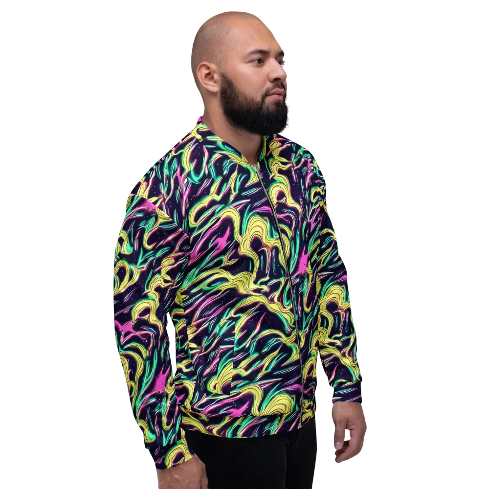 Casson's Whirl on Bomber Jacket — Right