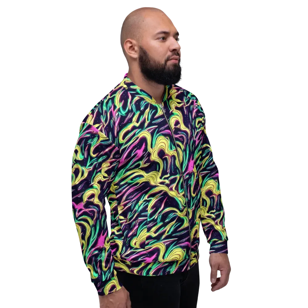Casson's Whirl on Bomber Jacket — Right
