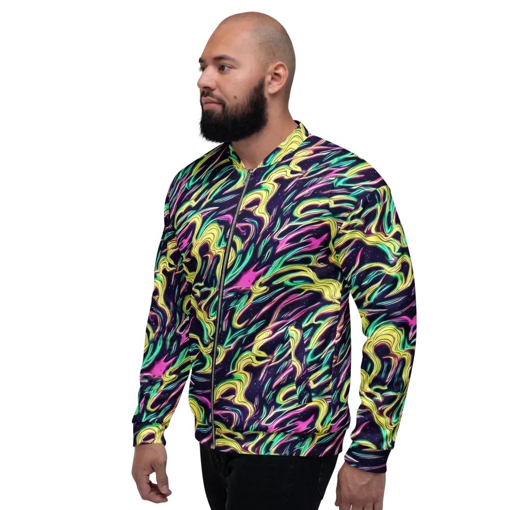 Casson's Whirl on Bomber Jacket — Left