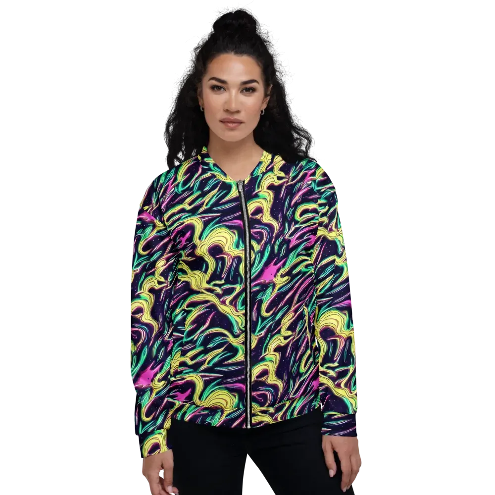 Casson's Whirl on Bomber Jacket — Front