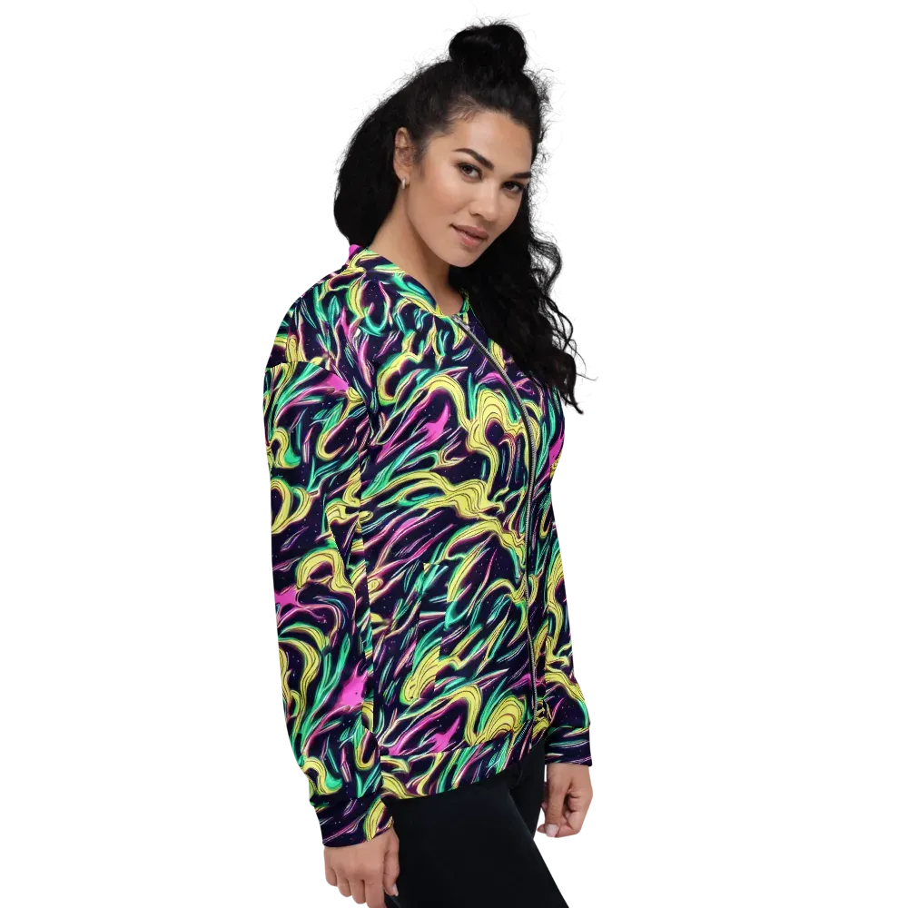 Casson's Whirl on Bomber Jacket — Right