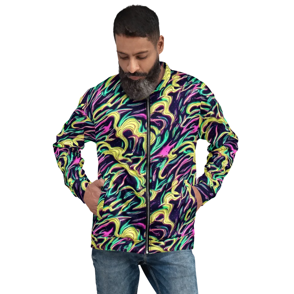 Casson's Whirl on Bomber Jacket — Front