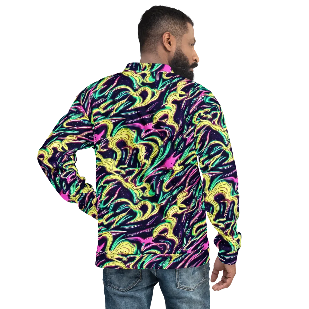 Casson's Whirl on Bomber Jacket — Back