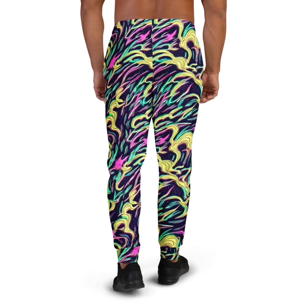 Casson's Whirl on Men's Joggers — Back