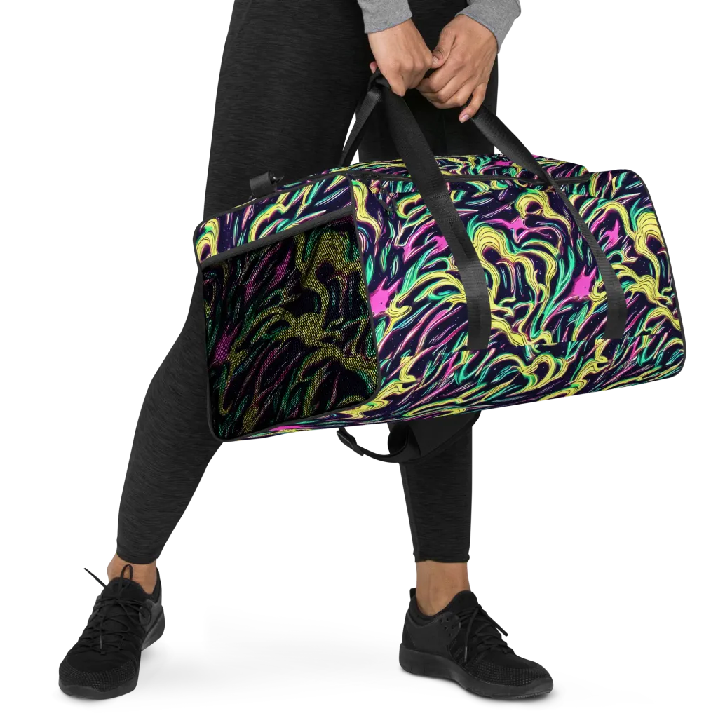 Casson's Whirl on Duffle Bag — Right Front