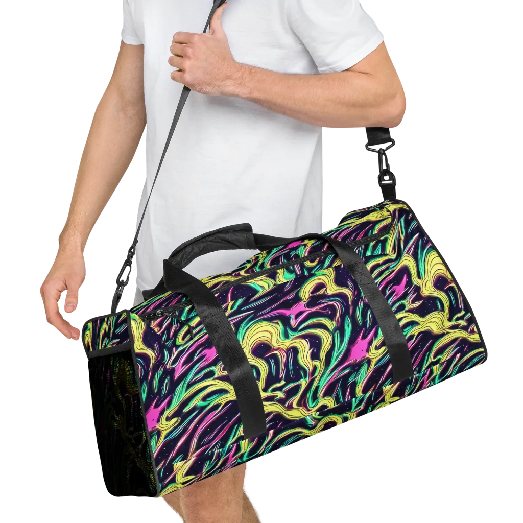 Casson's Whirl on Duffle Bag — Right Front
