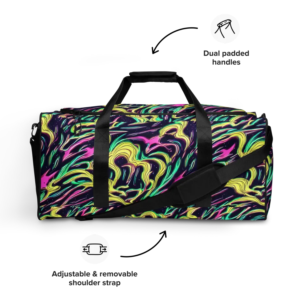 Casson's Whirl on Duffle Bag — Front