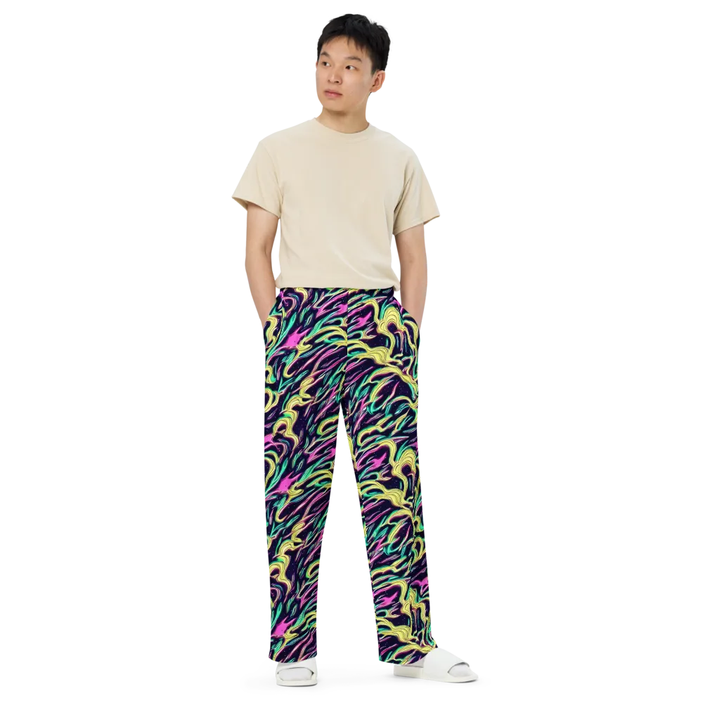 Casson's Whirl on Wide-Leg Pants — Front