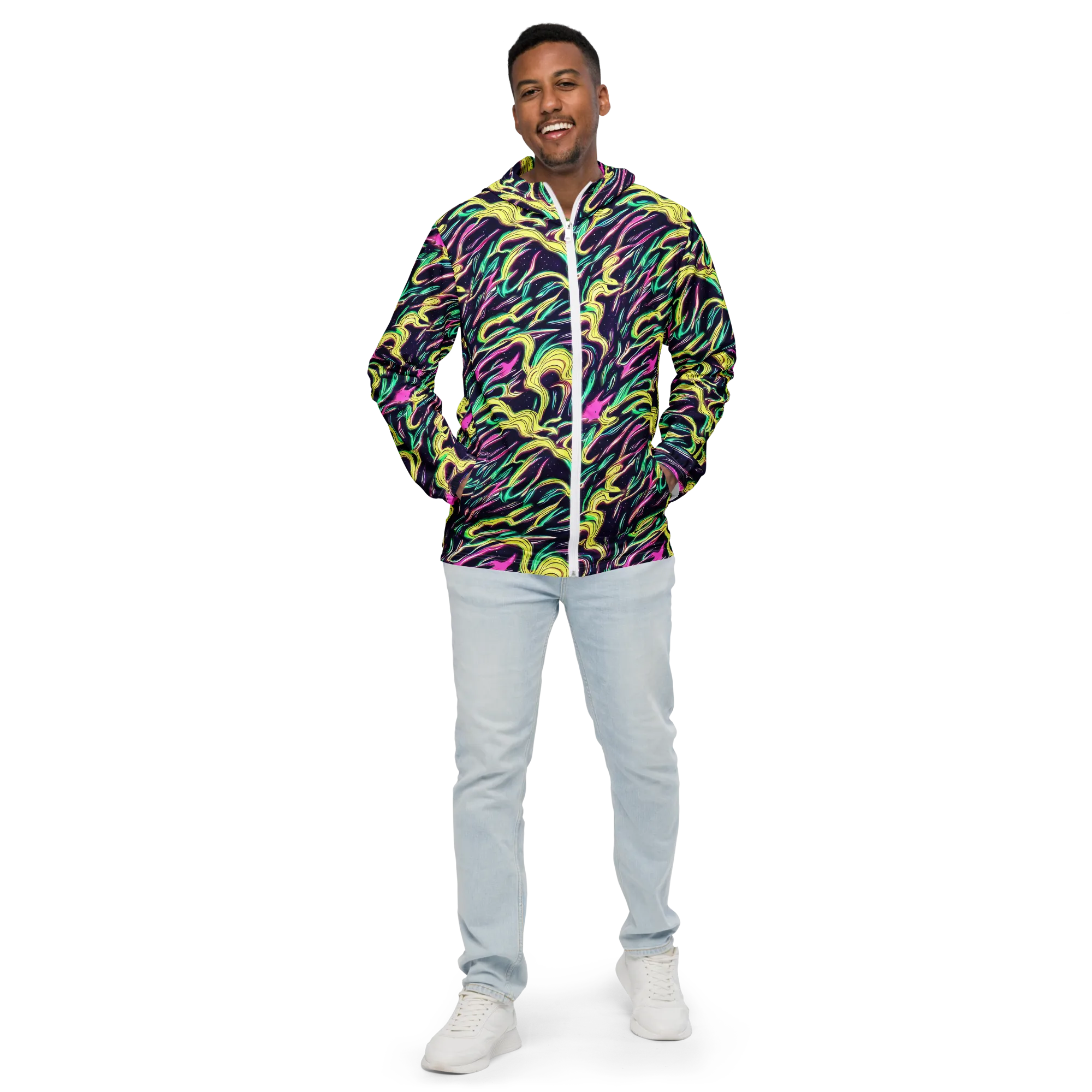Casson's Whirl on Men's Windbreaker — Front