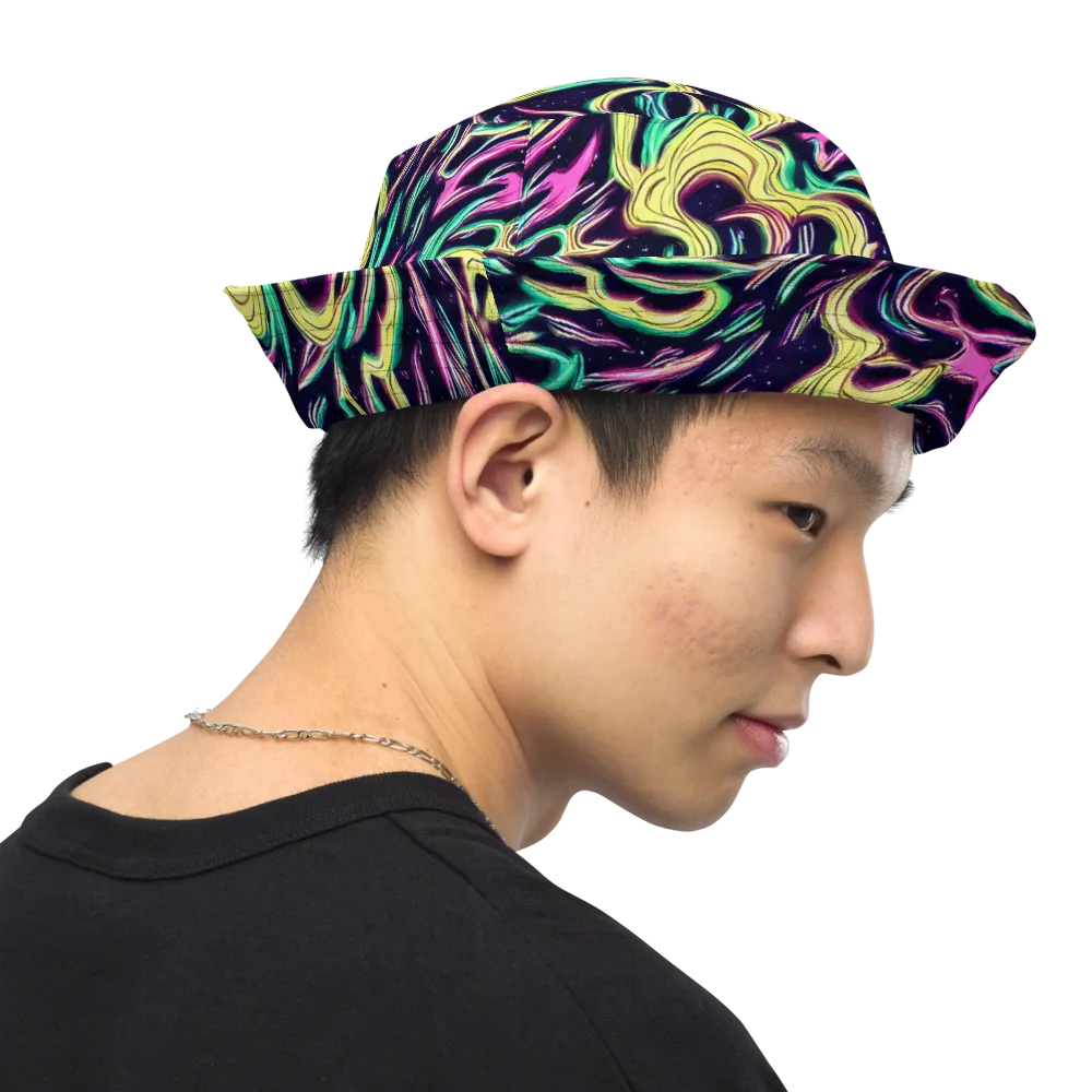 Casson's Whirl on Reversible Bucket Hat — Right Outside