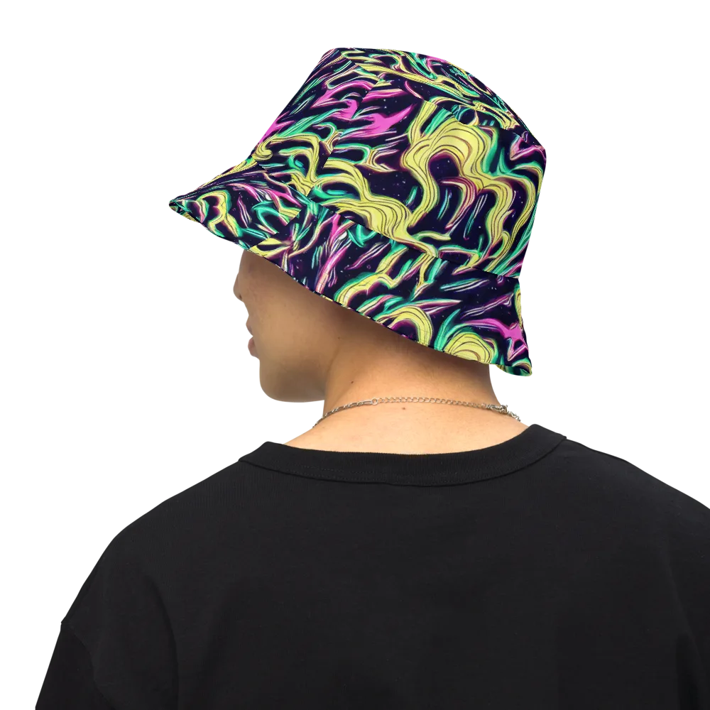 Casson's Whirl on Reversible Bucket Hat — Back Inside