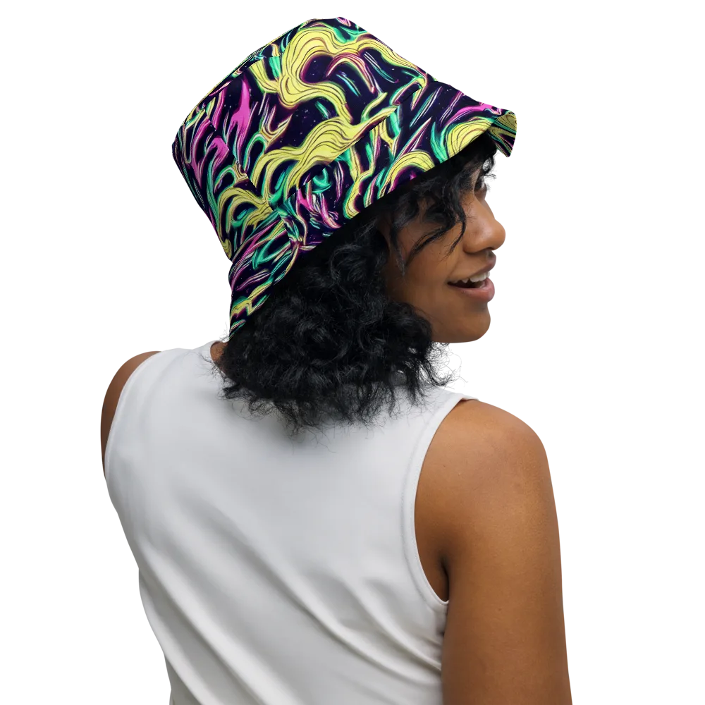 Casson's Whirl on Reversible Bucket Hat — Right Outside