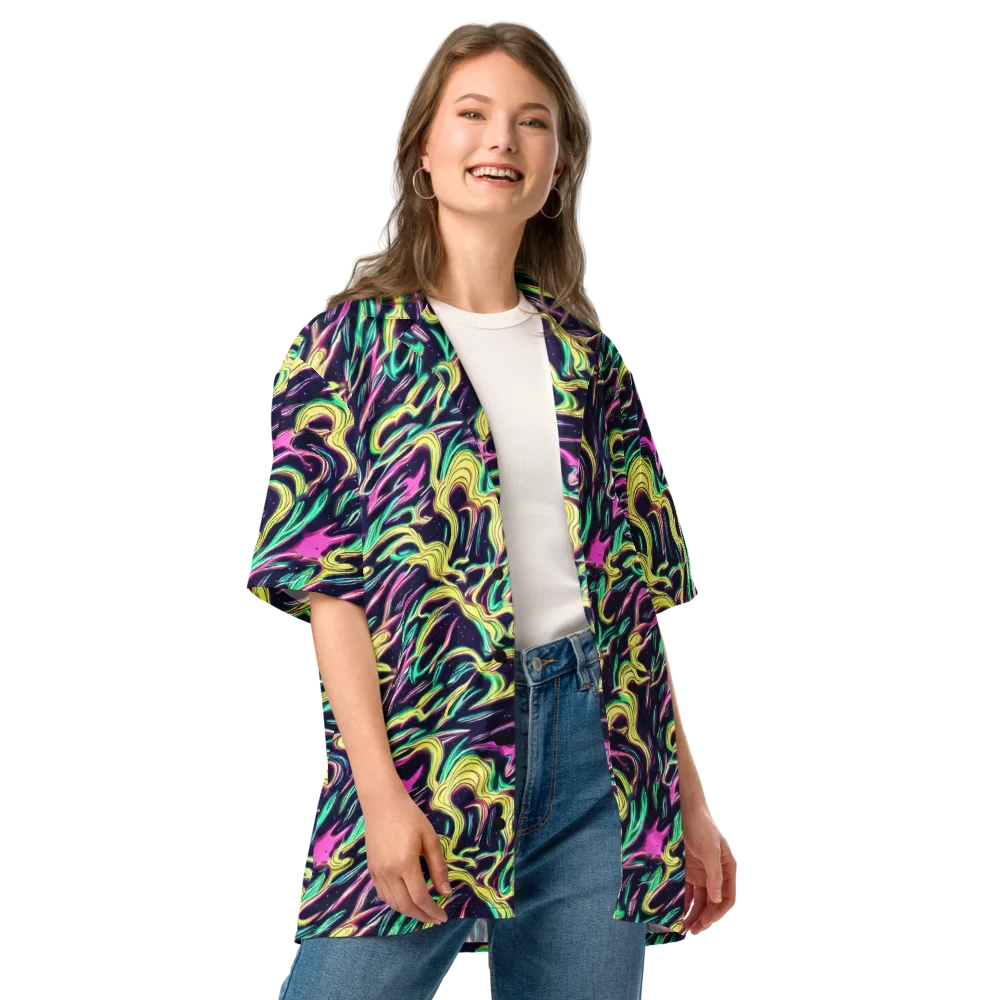 Casson's Whirl on Button Shirt — Front