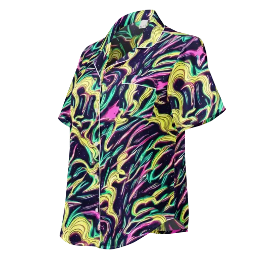 Casson's Whirl on a Women's Short Sleeve Pajama Top