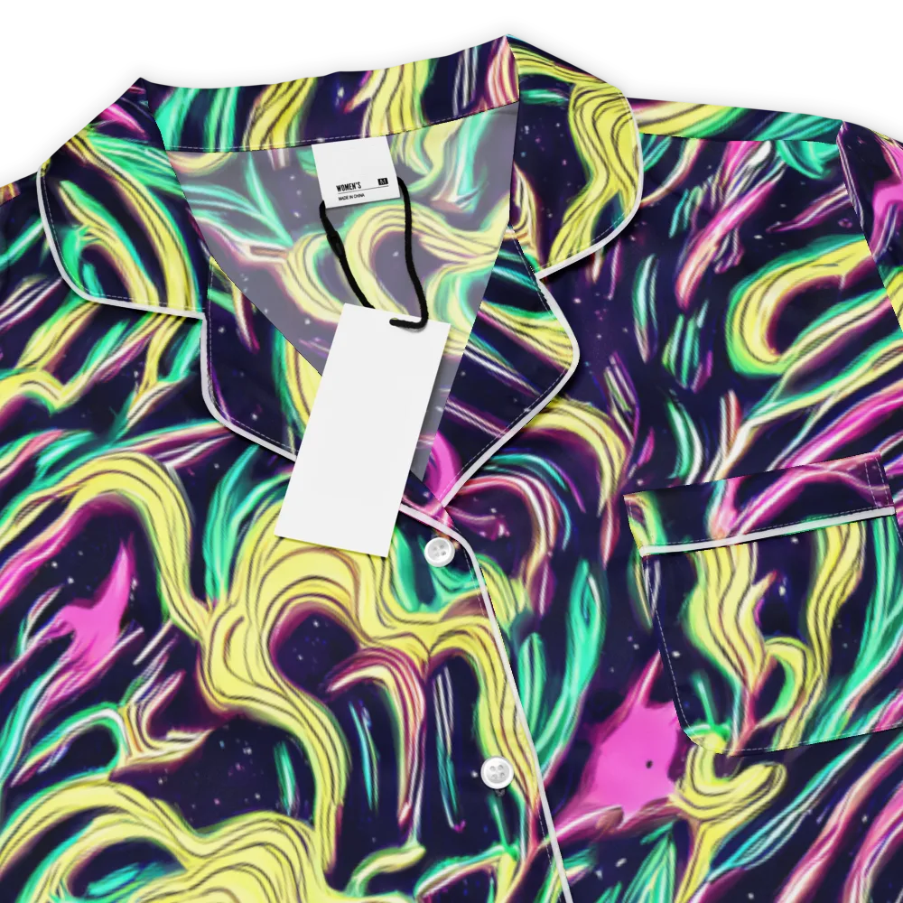 Casson's Whirl on Women's Short Sleeve Pajama Top — Product details
