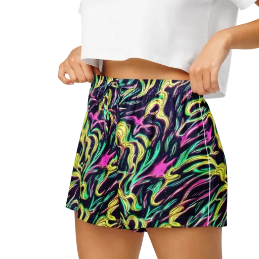 Casson's Whirl on a Women's Pajama Shorts