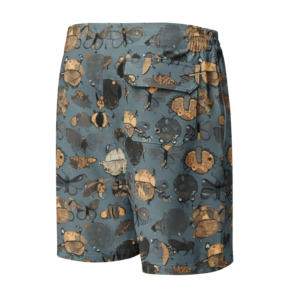 Nocturnal Entomology on Men's Board Shorts — Back