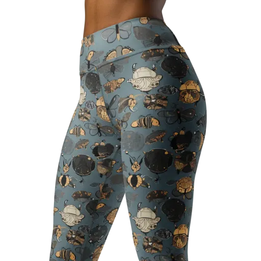 Nocturnal Entomology on a Yoga Leggings