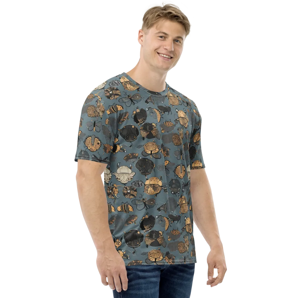 Nocturnal Entomology on Men's Crew Neck T-Shirt — Right