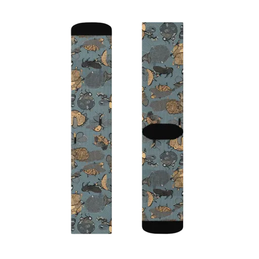 Nocturnal Entomology on a Socks