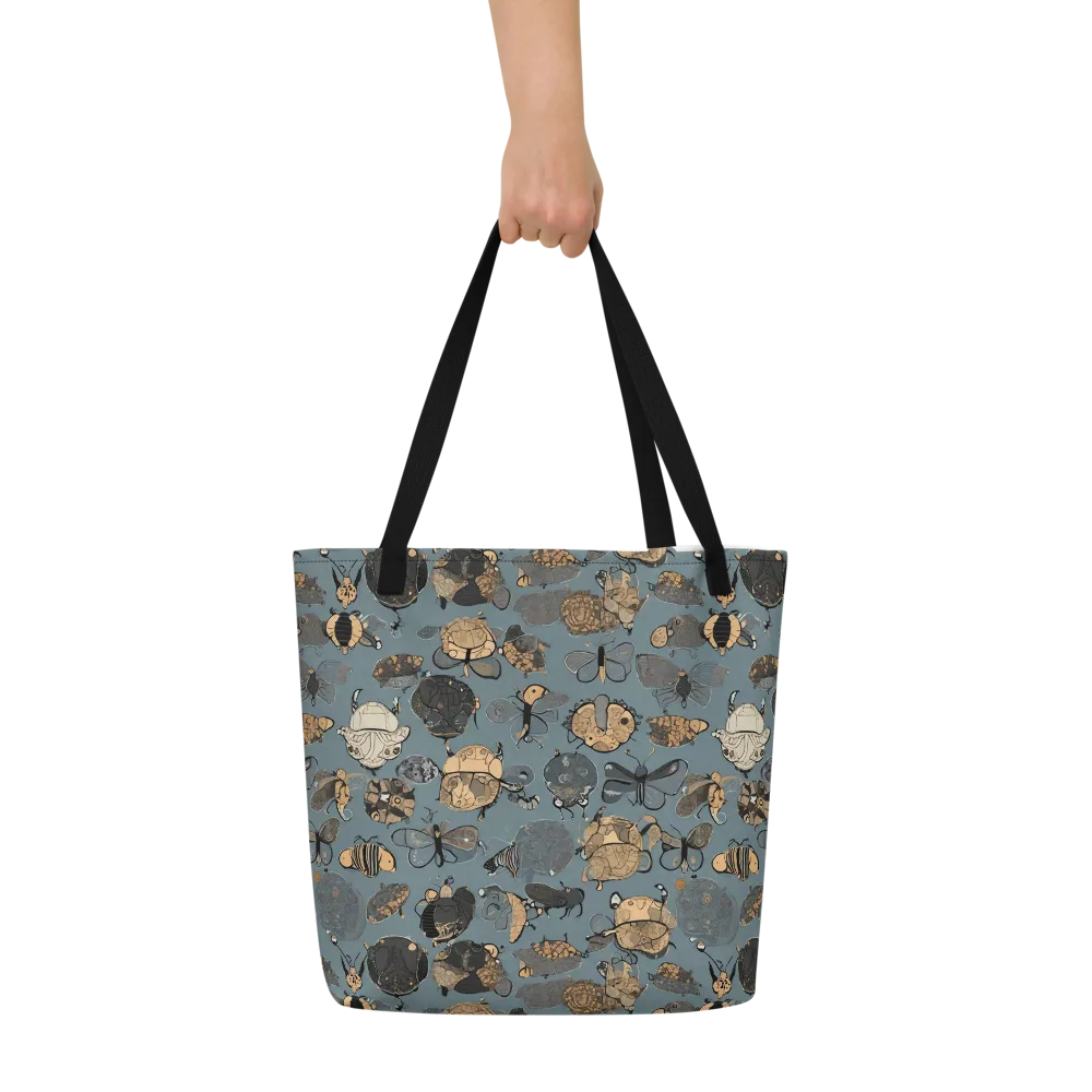 Nocturnal Entomology on Large Tote Bag W/ Pocket — Front