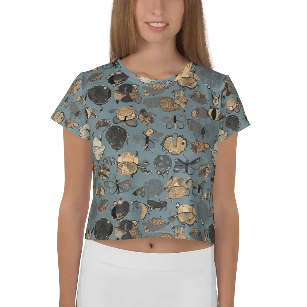 Nocturnal Entomology on Crop Tee — Front