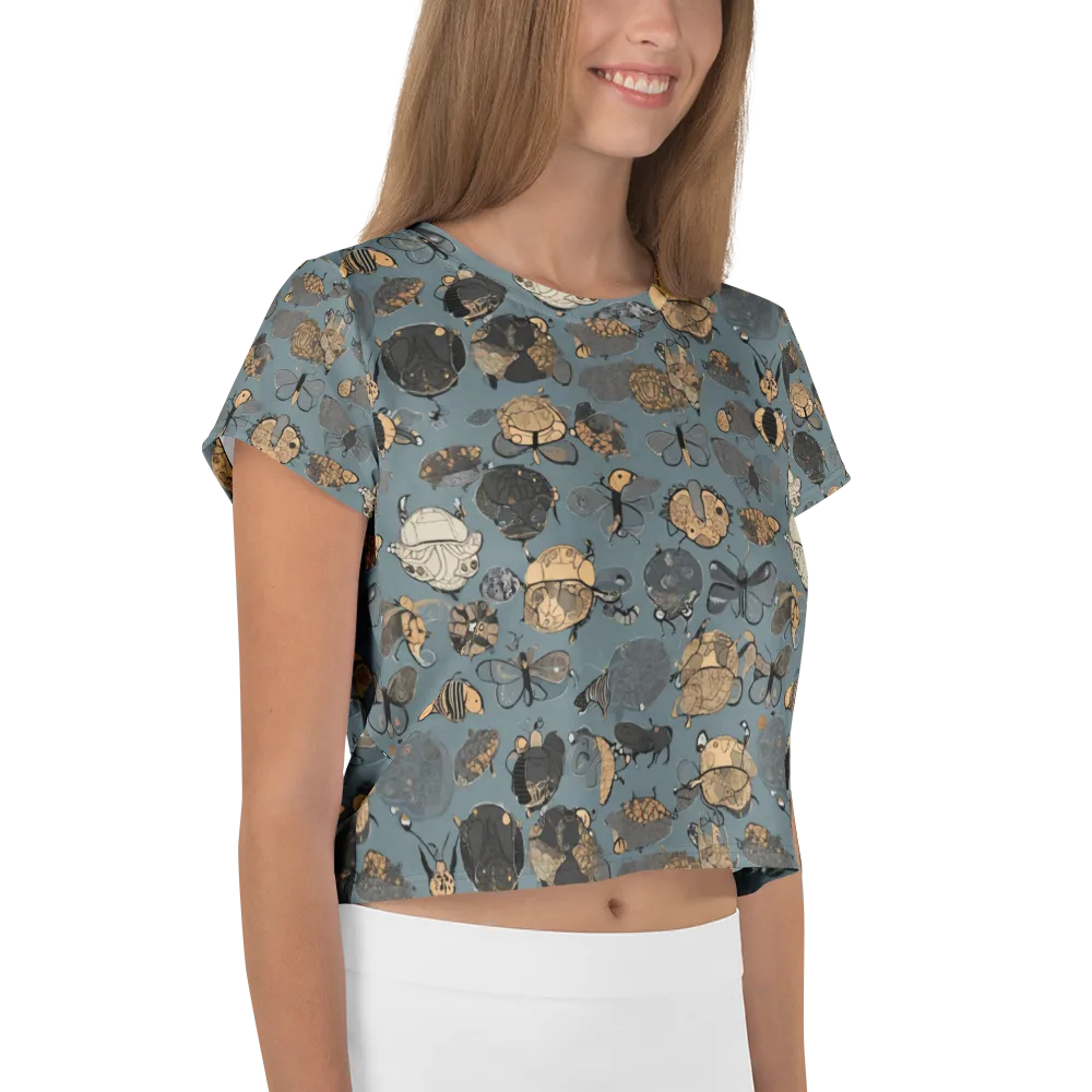 Nocturnal Entomology on Crop Tee — Right