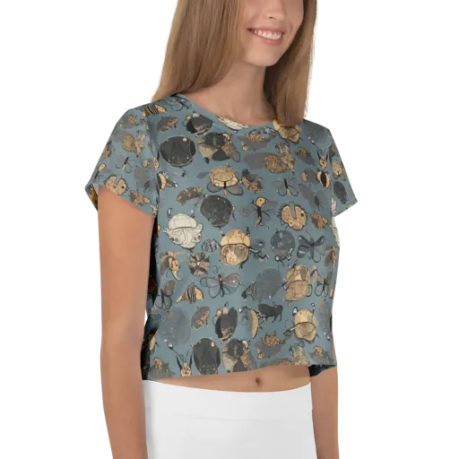 Nocturnal Entomology on a Crop Tee