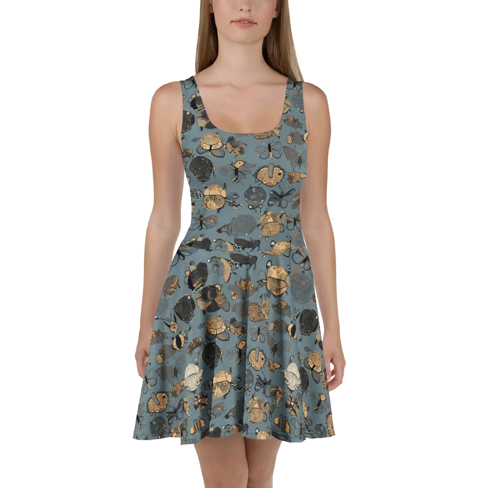 Nocturnal Entomology on Skater Dress — Front