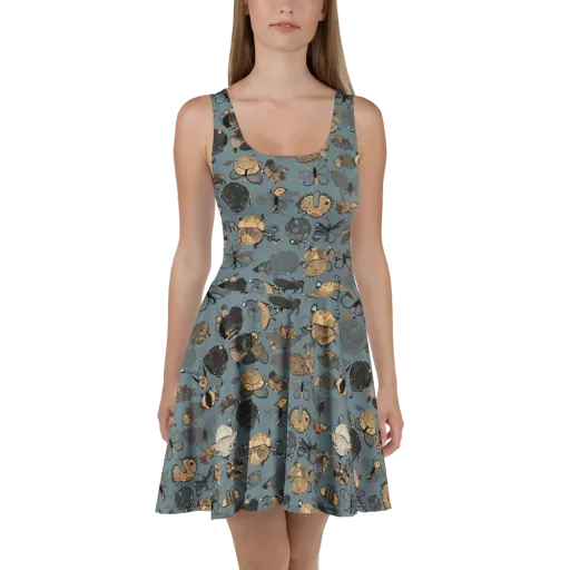 Nocturnal Entomology on a Skater Dress