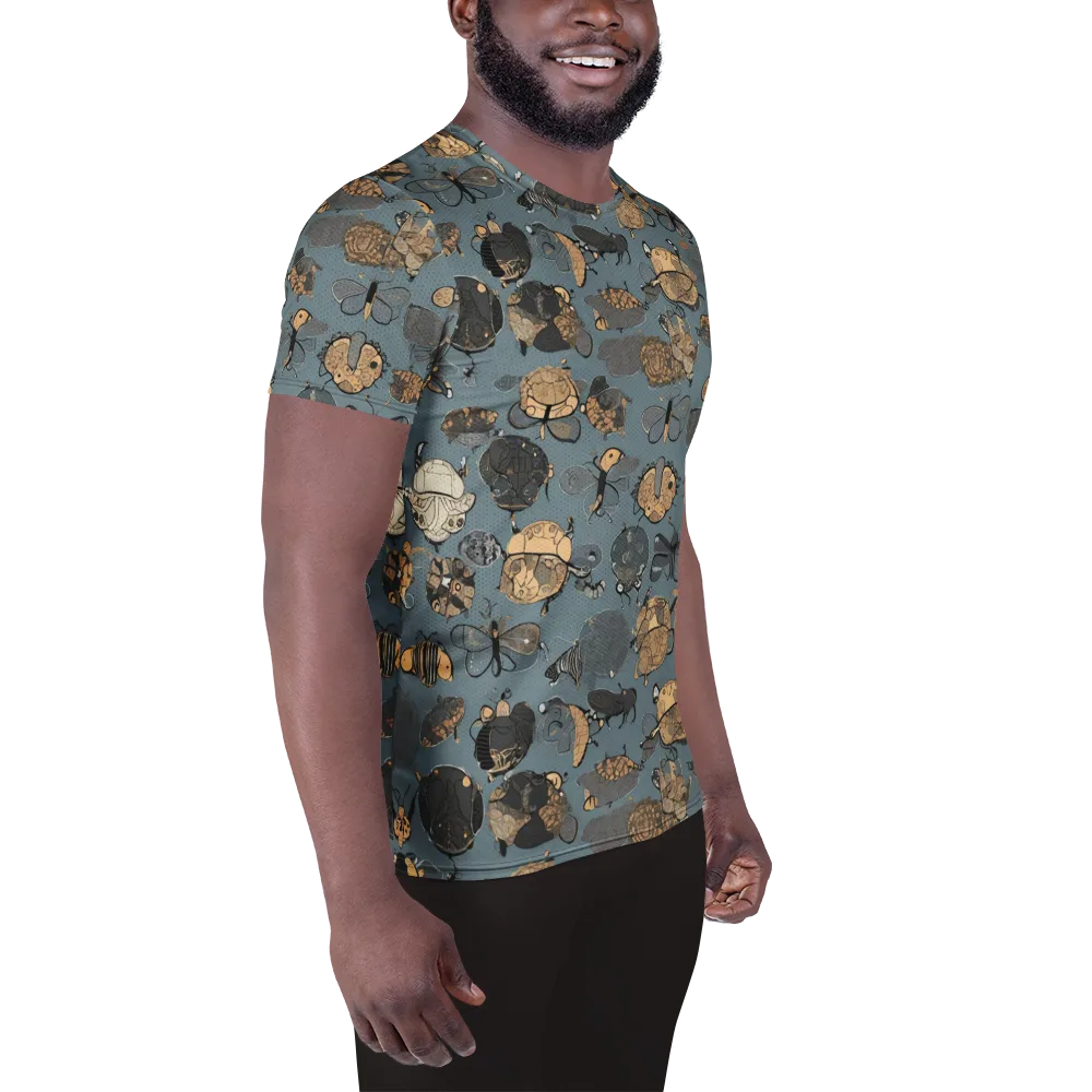 Nocturnal Entomology on Men's Athletic T-Shirt — Right