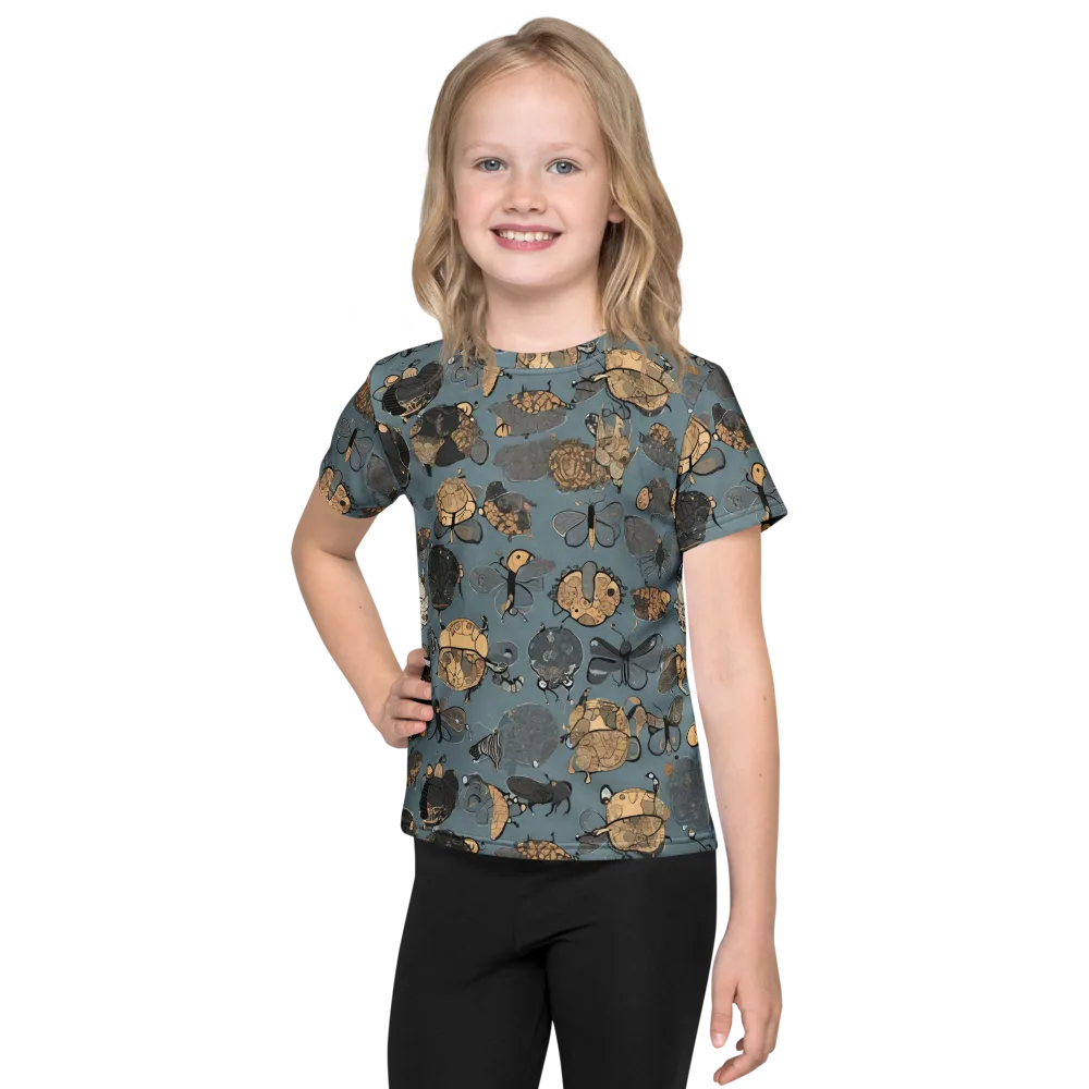Nocturnal Entomology on Kids Crew Neck T-Shirt — Front